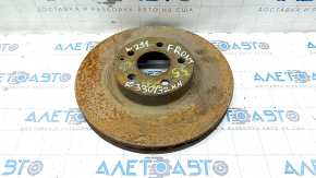Front right brake disc Mercedes W211 330/32mm rusty