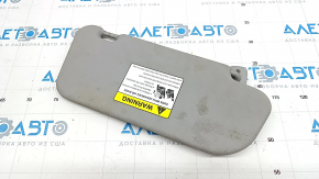 Left visor Mazda3 03-08 gray, without hook, for dry cleaning