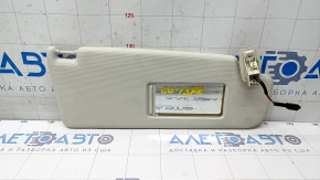 Right sun visor for VW CC 08-17, gray, without hook