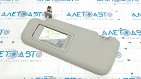 Left visor Mazda 3 14-18 BM gray, without hook