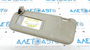 Left visor Mazda3 MPS 09-13 gray, without hook, for dry cleaning