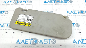Left visor Mazda3 MPS 09-13 gray, without hook, for dry cleaning