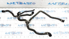 Cooling system pipes BMW X5 F15 14-18 4.4T complete with valve