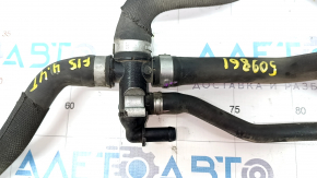 Cooling system pipes BMW X5 F15 14-18 4.4T complete with valve