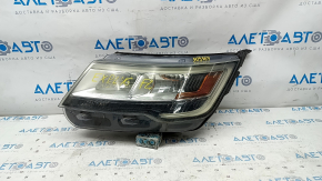 Front left headlight complete Ford Explorer 16-19 halogen + LED, light, for polishing