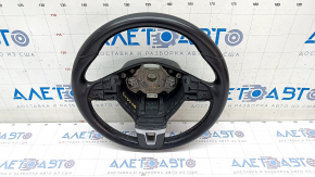 Naked steering wheel VW CC 08-17 leather black, scratches, cracked