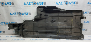 Left underbody protection Subaru Legacy 15-19 crack, stiffeners broken