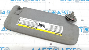 Left visor Chevrolet Malibu 16 - gray, without backlight, without hook, for dry cleaning