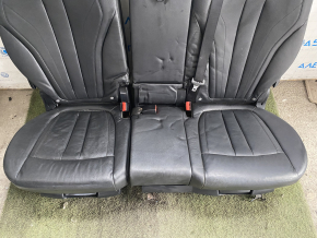 Rear row of seats 2 row BMW X5 F15 14-18 leather black Dakota, Comfort, separate seat, for dry cleaning, dented