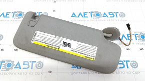 Left visor Chevrolet Malibu 16- gray with backlight, without hook, for dry cleaning