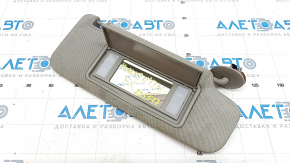 Right visor Chevrolet Malibu 13-15 gray, without hook, for dry cleaning