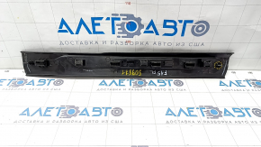 Door sill trim front left BMW X5 F15 14-18 black with chrome insert, scratches, broken mount