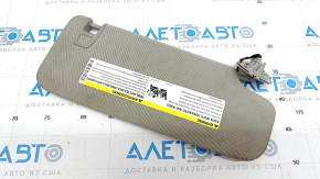 Left visor Chevrolet Impala 14-20 gray, without hook, for dry cleaning