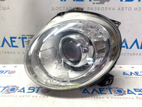 Headlight front left Fiat 500 12-19