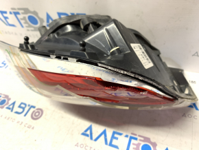 Right headlight Fiat 500 12-19 broken glass, for spare parts