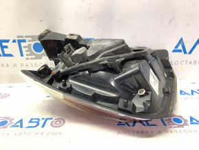 Right headlight Fiat 500 12-19 broken glass, for spare parts
