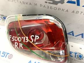 Right headlight Fiat 500 12-19 broken glass, for spare parts