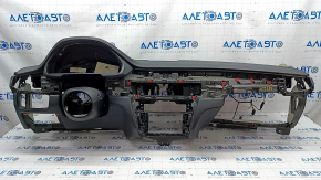 Torpedo front panel with AIRBAG BMW X5 F15 14-18 leather black Dakota, without projection, scratches