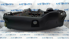 Torpedo front panel with AIRBAG BMW X5 F15 14-18 leather black Dakota, without projection, scratches