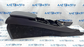 Console central armrest BMW X5 F15 14-18 leather black Dakota scratches, for cleaning