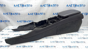 Console central armrest BMW X5 F15 14-18 leather black Dakota scratches, for cleaning