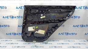 Door trim card rear left BMW X5 F15 14-18 leather black Dakota without curtain, scratches, tears, dents