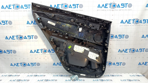 Door trim card rear right BMW X5 F15 14-18 leather black Dakota without curtain, scratches, tears