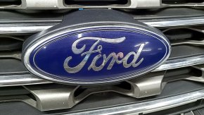Radiator grill with frame and chrome in assembly Ford Explorer 16-17 rest, with emblem, sand