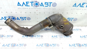 Intake pipe with catalytic converter right BMW X5 F15 14-18 4.4T