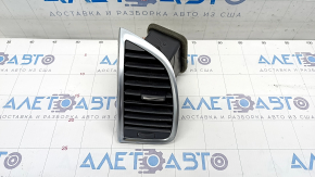Left dashboard air duct Audi Q7 4L 10-15 with chrome, broken guides