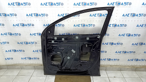 Bare front right door Audi Q7 4L 10-15 black LC9X, made, dents, polished 0.2