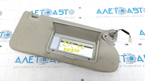 Right visor Nissan Murano z52 15-18 gray, without hook, for dry cleaning