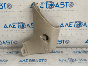 Right rear pillar trim Audi Q7 4L 10-15 for 3 rows, beige, fabric, dry-cleanable, scratches