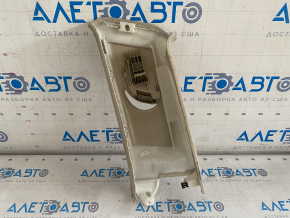 Rear pillar trim left Audi Q7 4L 10-15 under belt, beige, fabric