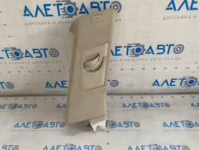Rear pillar trim left Audi Q7 4L 10-15 under belt, beige, fabric
