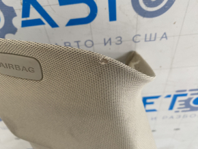 Right rear pillar trim Audi Q7 4L 10-15 under belt, beige, fabric, tear