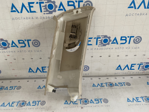 Right rear pillar trim Audi Q7 4L 10-15 under belt, beige, fabric, tear