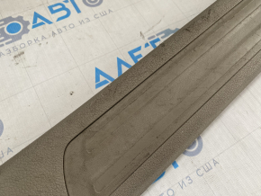 Door sill trim inner left Audi Q7 4L 10-15 beige, scratches, broken fastening