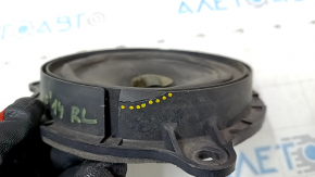 Speaker rear left Nissan Rogue 14-20 dented, broken, broken guide