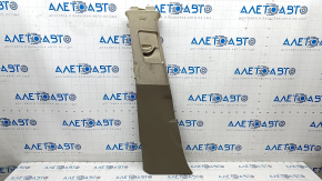Center pillar trim belt left Audi Q7 4L 10-15 beige, cloth, with air duct, for dry cleaning, scratches