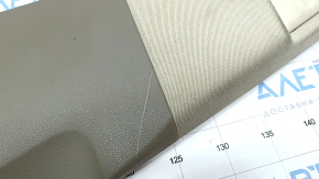 Center pillar trim belt left Audi Q7 4L 10-15 beige, cloth, with air duct, for dry cleaning, scratches