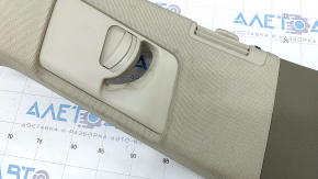 Center pillar trim belt right Audi Q7 4L 10-15 beige, cloth, with air duct, for dry cleaning, scratches