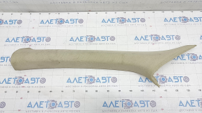 Front pillar trim left Audi Q7 4L 10-15 beige, cloth, dry cleanable