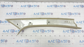 Front pillar trim left Audi Q7 4L 10-15 beige, cloth, dry cleanable