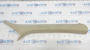 Front pillar trim right Audi Q7 4L 10-15 beige, cloth, dry cleanable