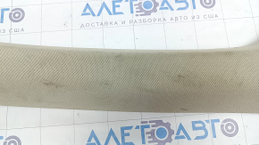 Front pillar trim right Audi Q7 4L 10-15 beige, cloth, dry cleanable