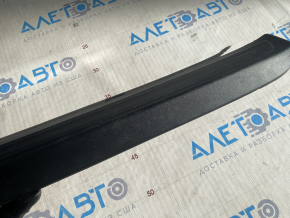 Door sill trim rear left outer Audi Q7 4L 10-15 black, scratches, broken guide