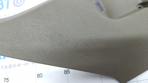 Front pillar trim left lower Audi Q7 4L 10-15 beige, for dry cleaning