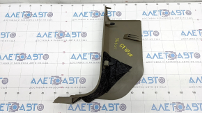 Front pillar trim right lower Audi Q7 4L 10-15 beige, for dry cleaning, scratch