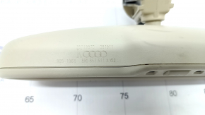 Interior mirror Audi Q7 4L 10-15 with auto-dimming, beige, for cleaning